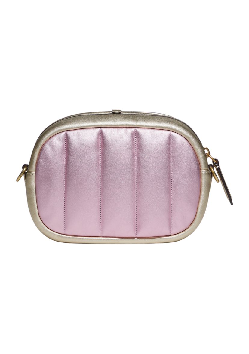 Small Camera Bag with Color Block Quilting