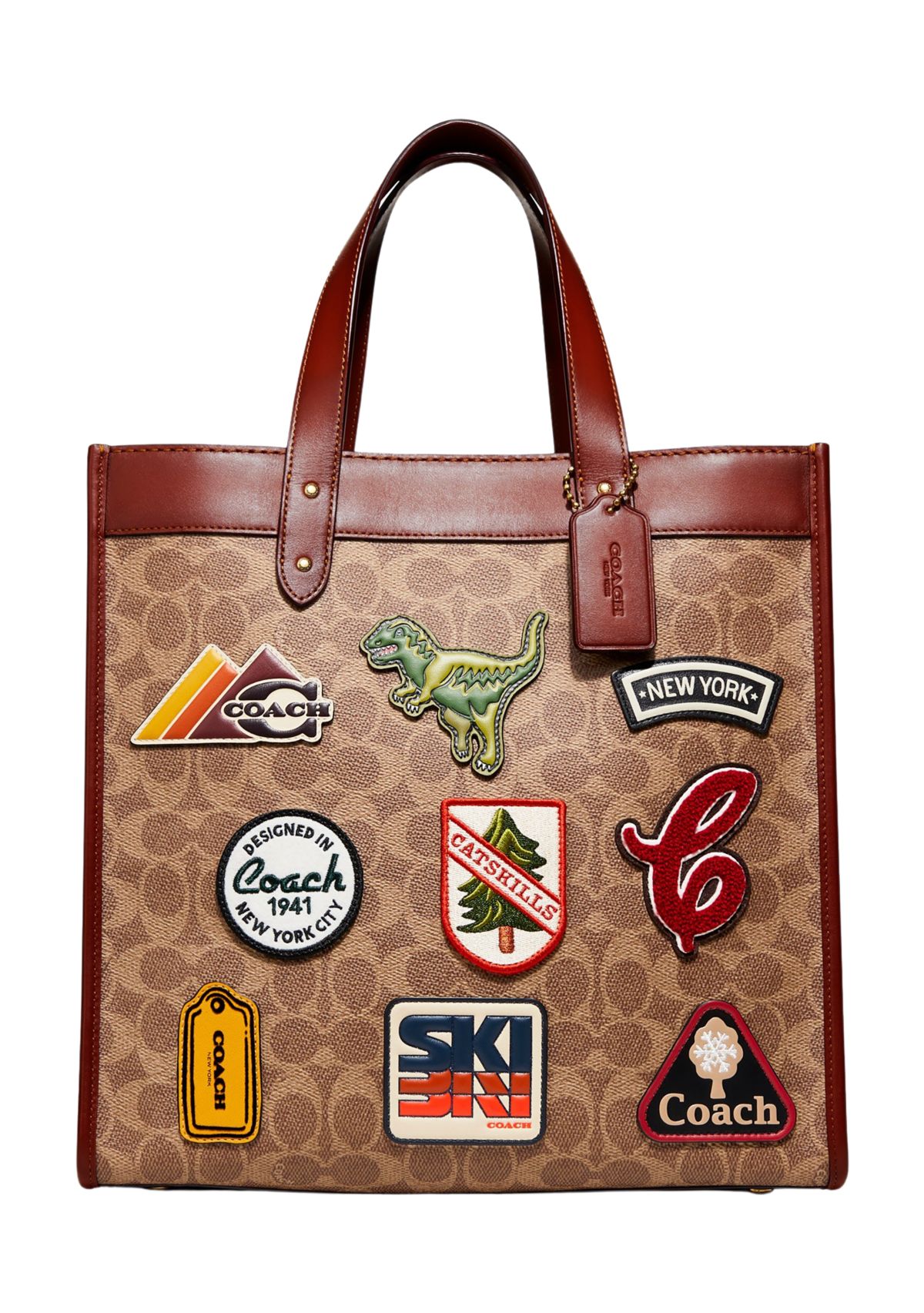 Signature Canvas Patched Field Tote