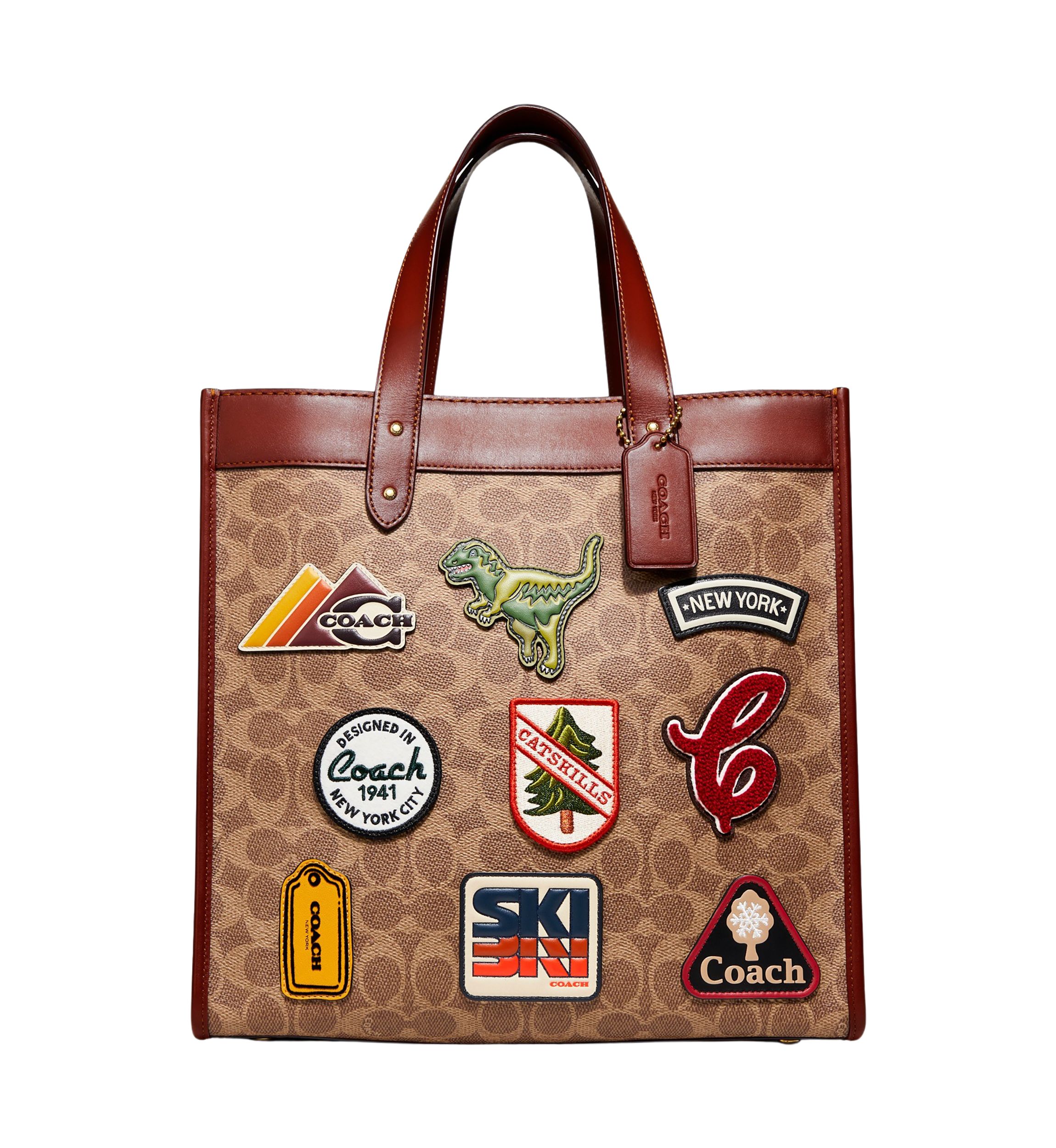 Signature Canvas Patched Field Tote