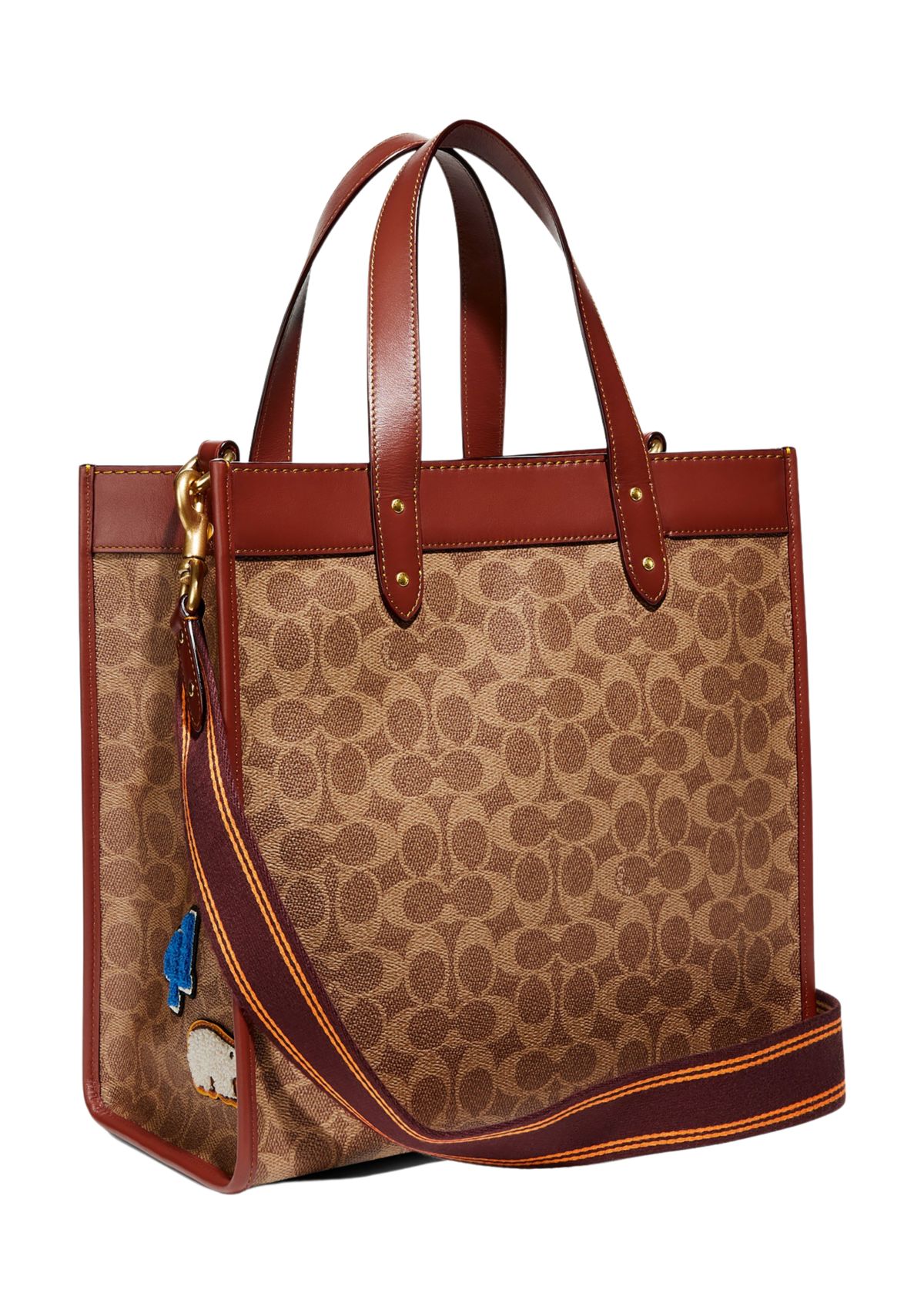 Signature Canvas Patched Field Tote