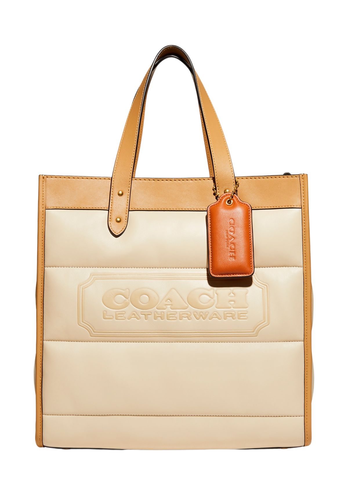 Quilted Color Block Field Tote