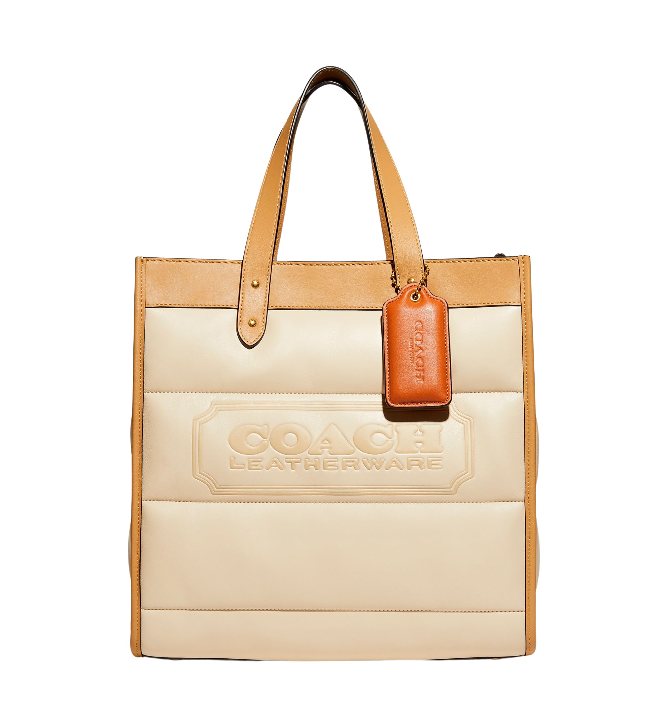 Quilted Color Block Field Tote