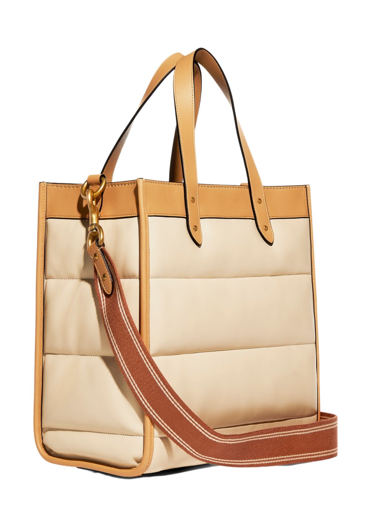 Quilted Color Block Field Tote