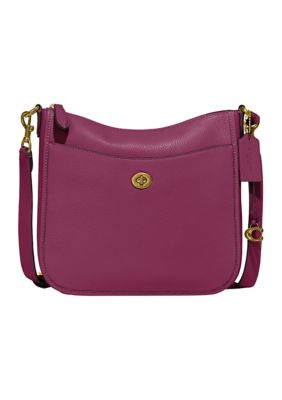 Coach Polished Pebble Leather Chaise Crossbody -  0196395099634