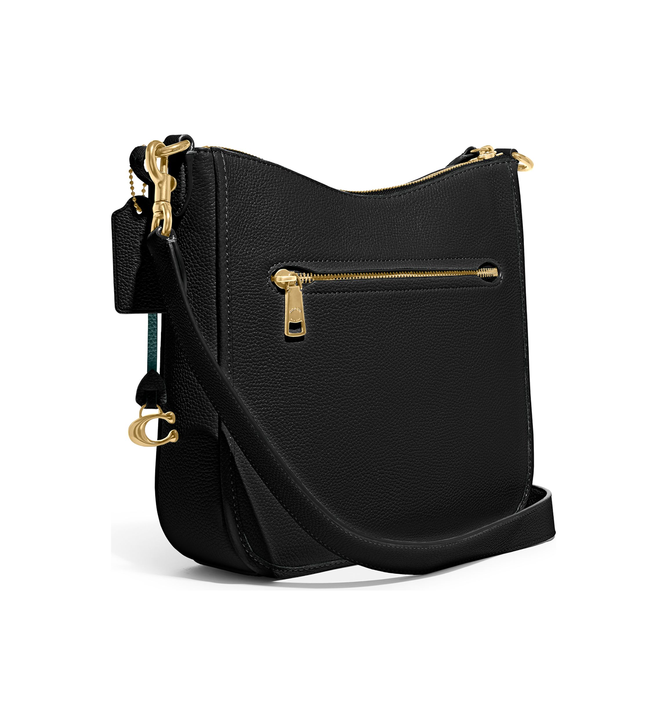 Polished Pebble Leather Chaise Crossbody