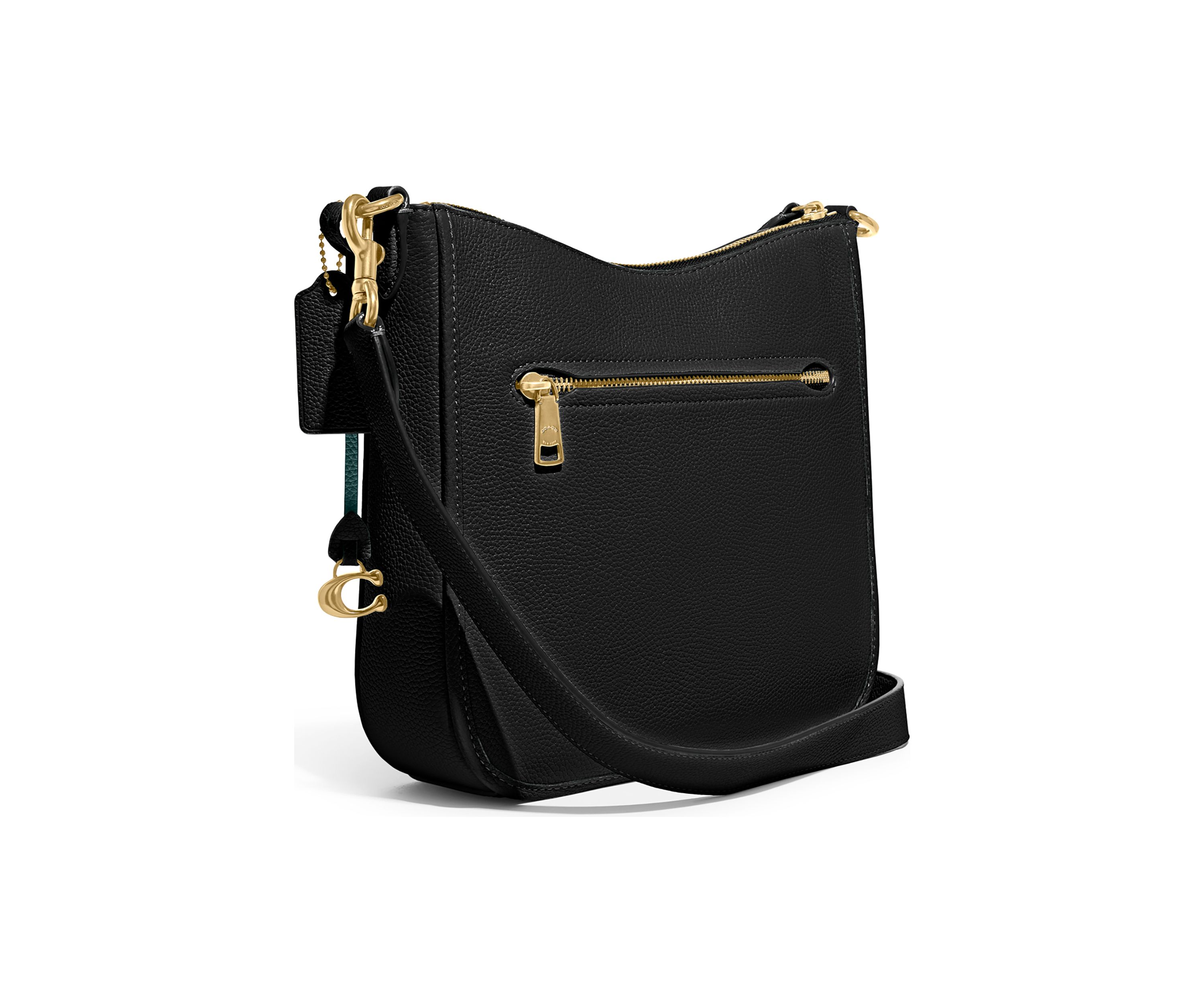 Polished Pebble Leather Chaise Crossbody