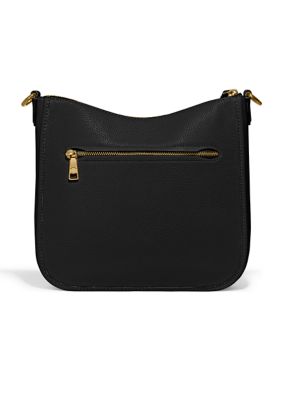 Polished Pebble Leather Chaise Crossbody