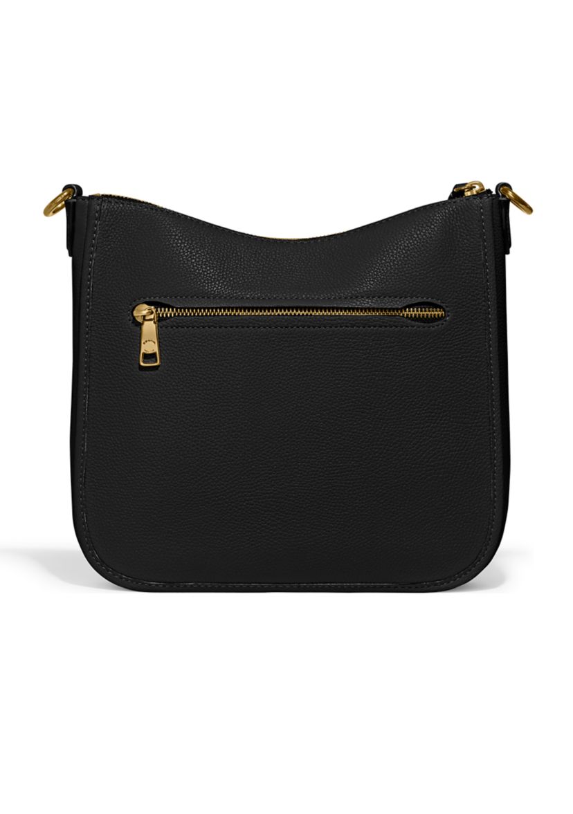 Polished Pebble Leather Chaise Crossbody