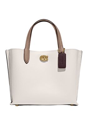 Coach Willow Tote 24 In Color Block