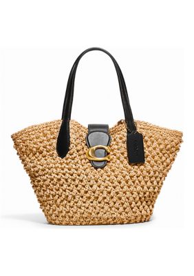 Belk straw online handbags