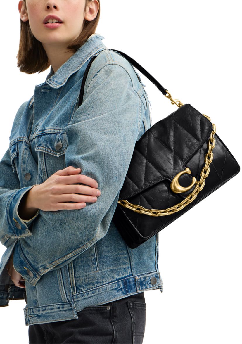 Chain Tabby Shoulder Bag 30 with Quilting 