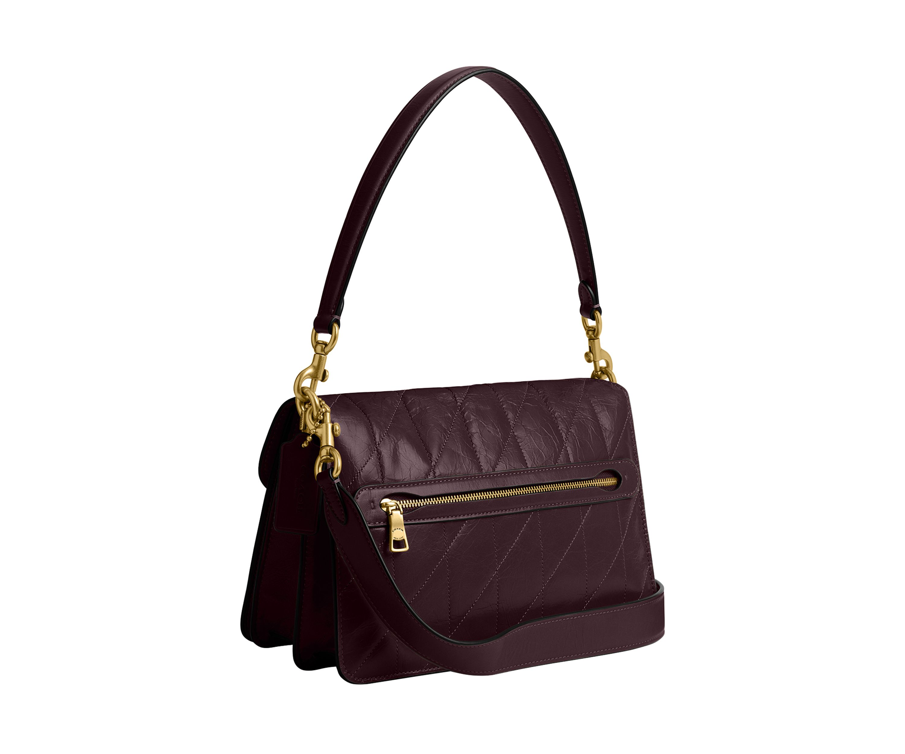 Chain Tabby Shoulder Bag with Quilting 