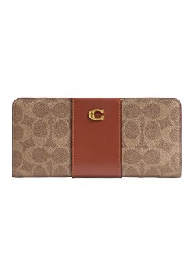 COACH Women's Essential Slim Wallet in Signature Canvas