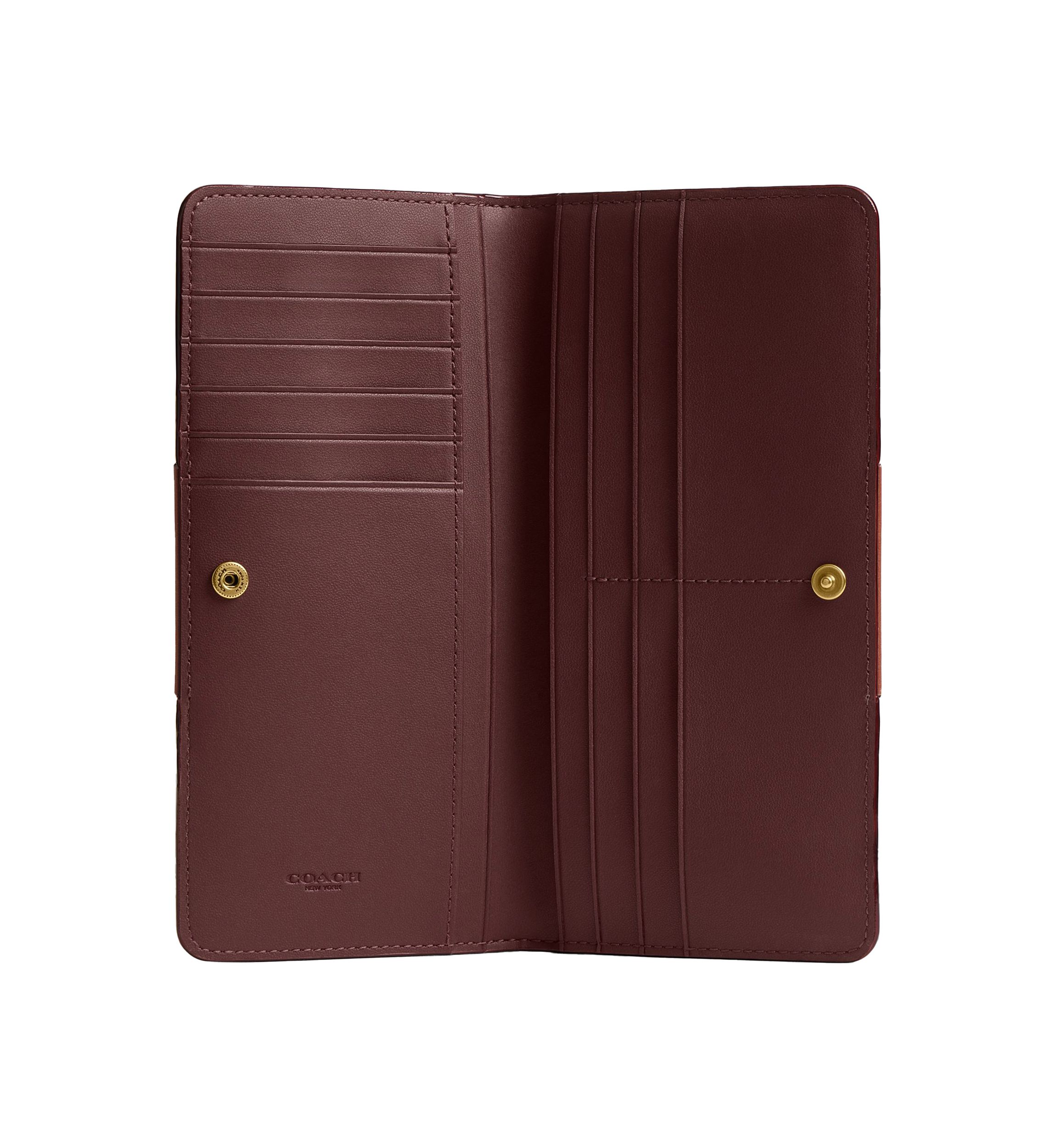 Essential Slim Wallet in Signature Canvas 