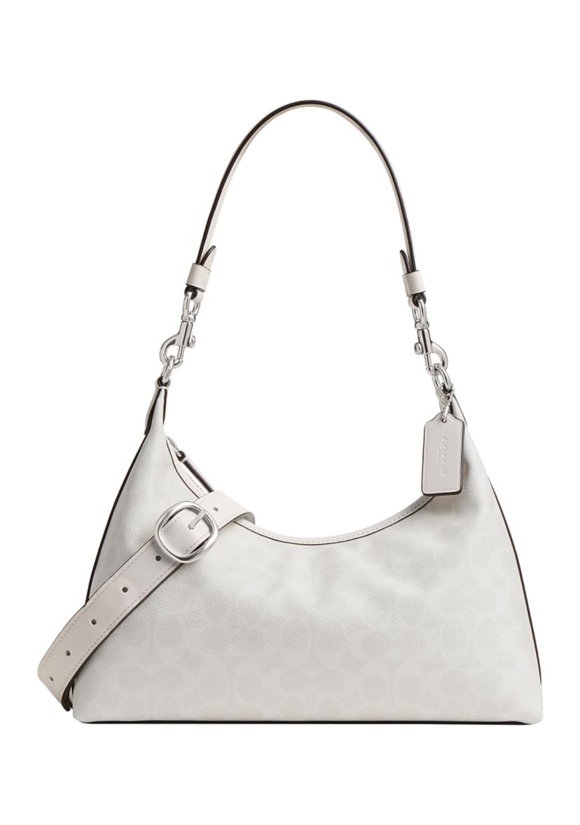Juliet Signature Canvas Shoulder Bag