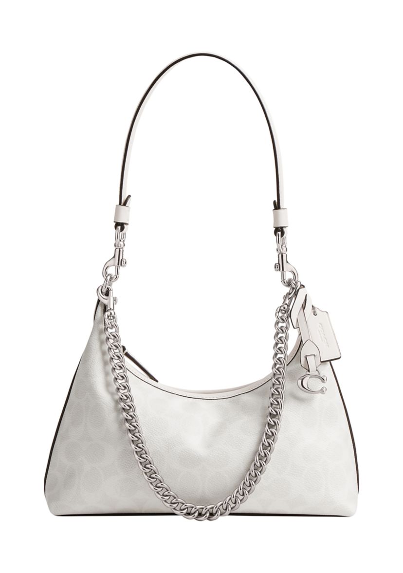 Juliet Signature Canvas Shoulder Bag 