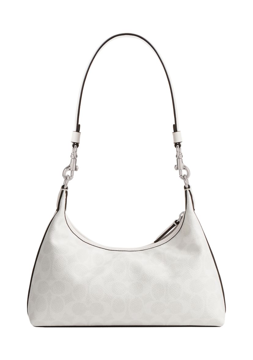 Juliet Signature Canvas Shoulder Bag 