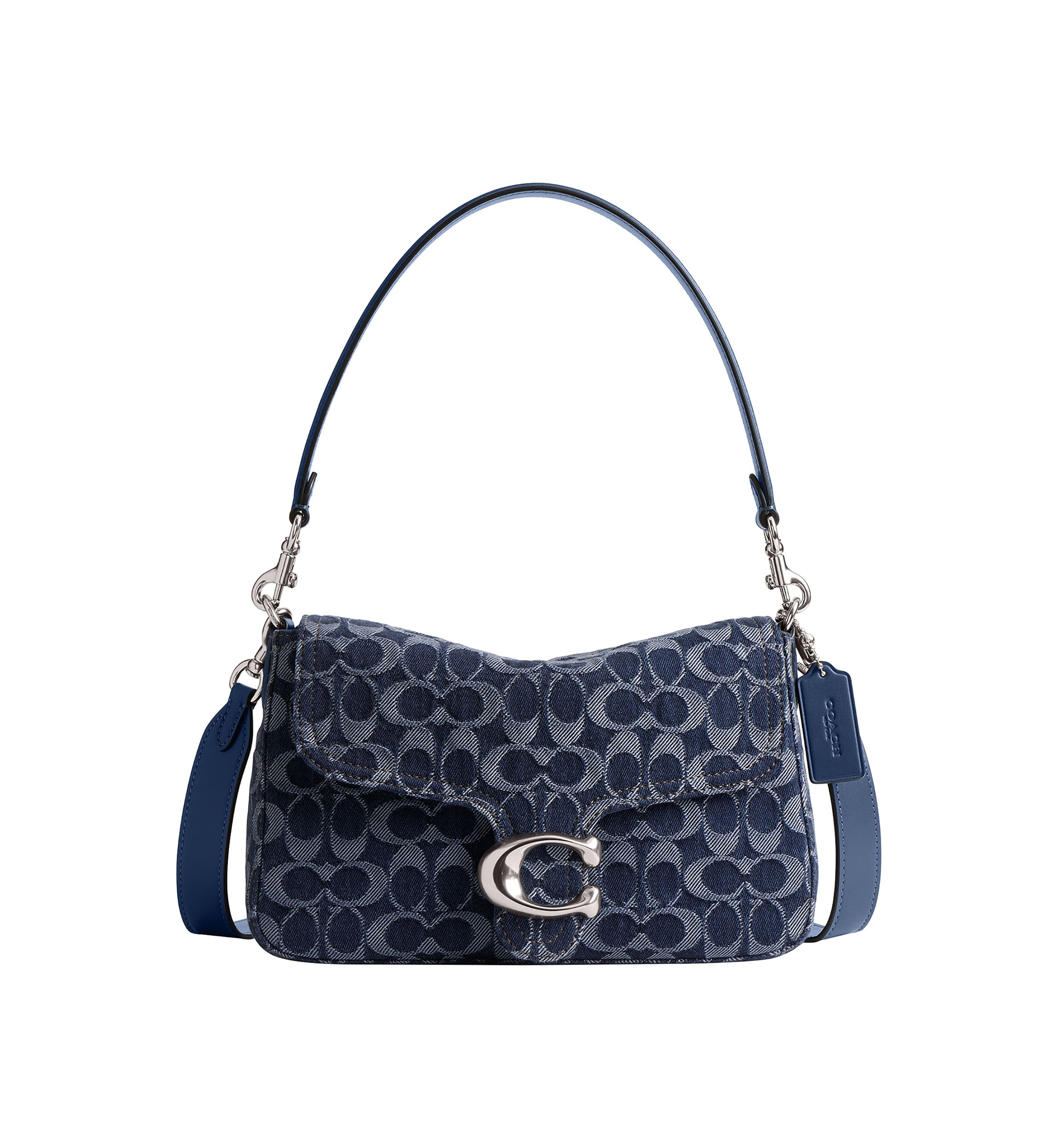 Soft Tabby Shoulder Bag in Signature Denim