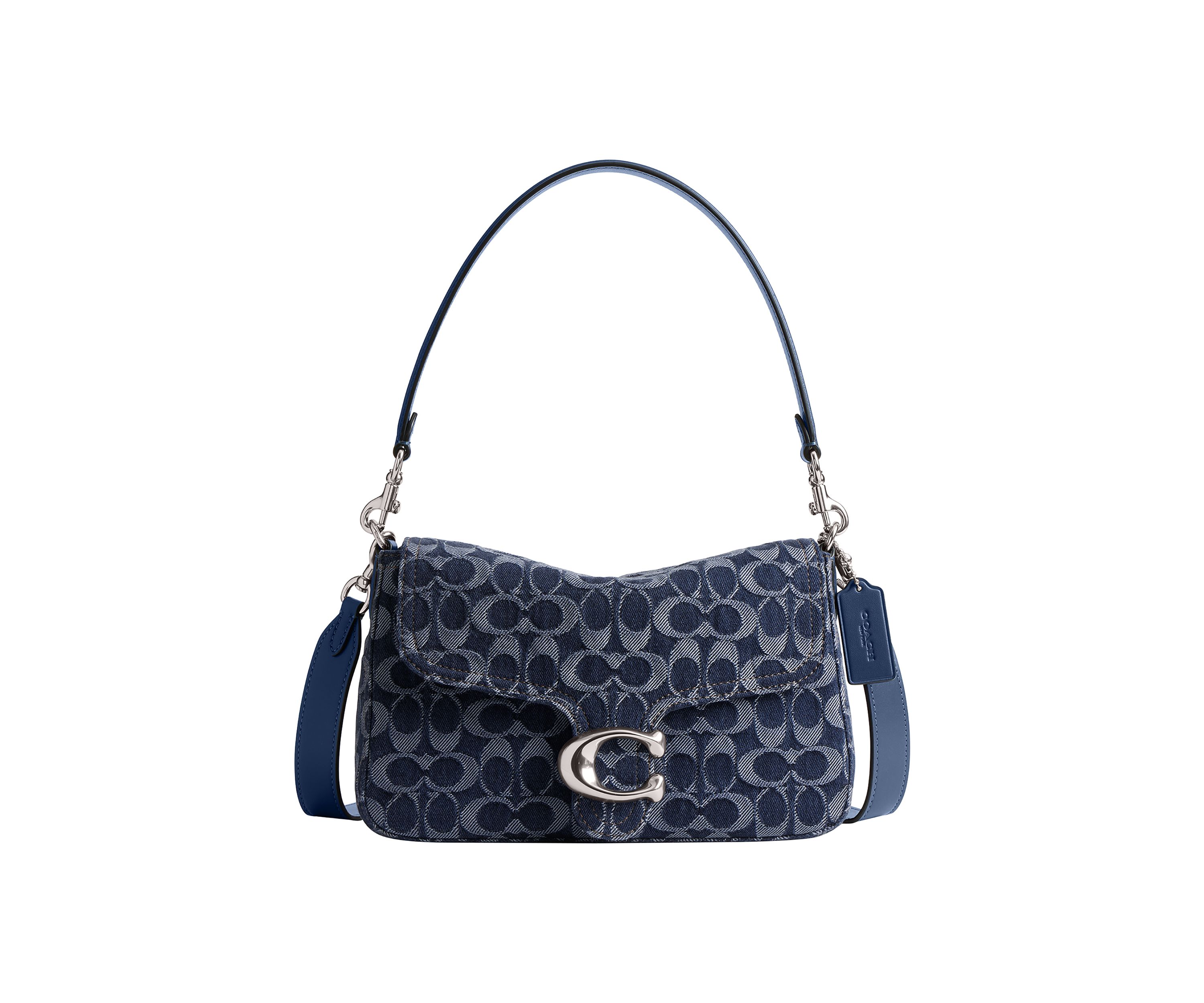 Soft Tabby Shoulder Bag in Signature Denim