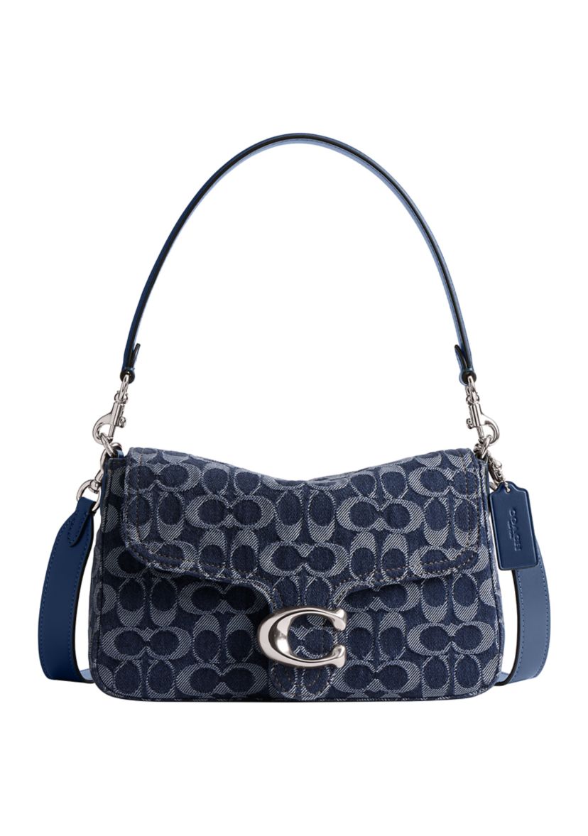 Soft Tabby Shoulder Bag in Signature Denim