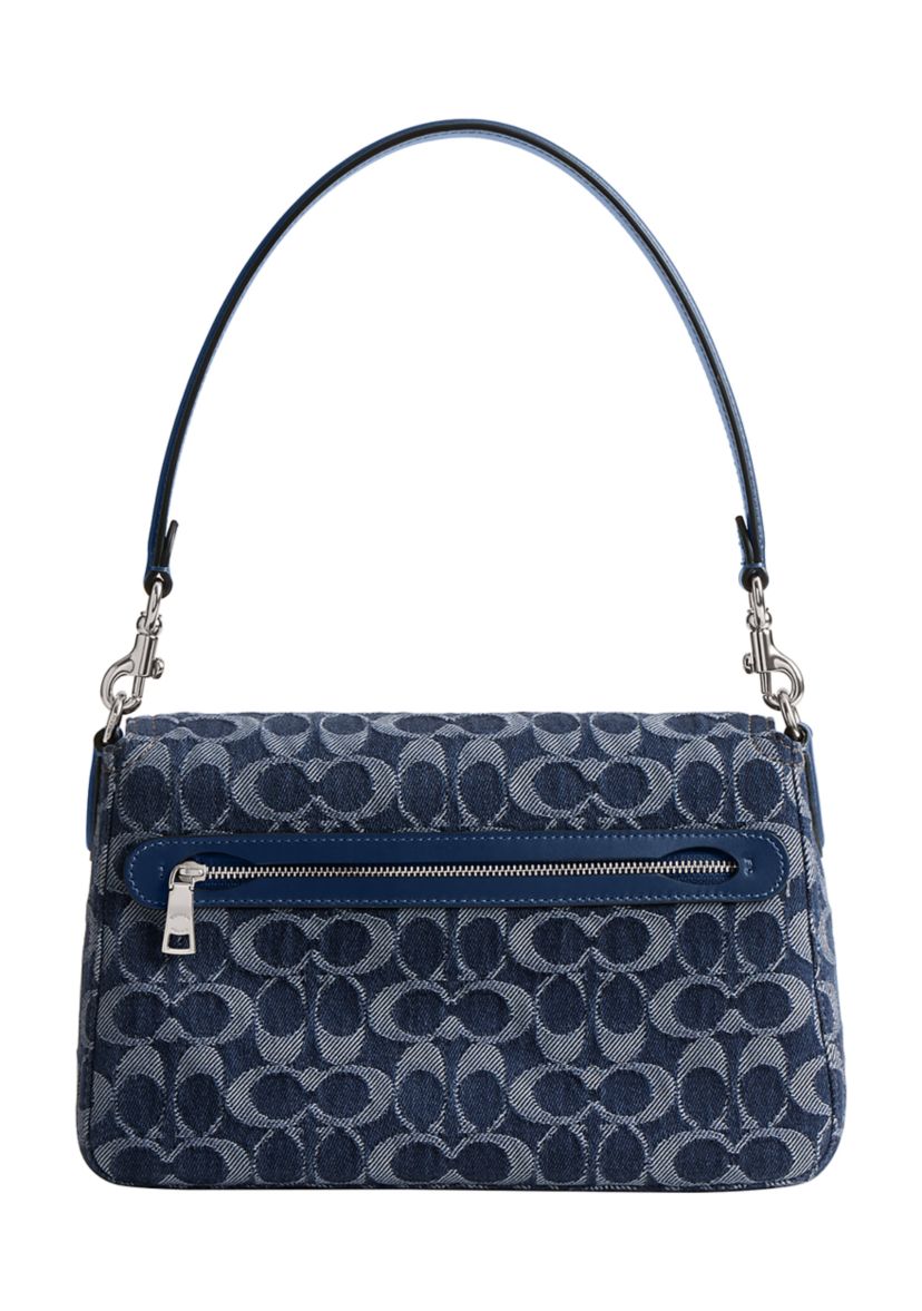 Soft Tabby Shoulder Bag in Signature Denim