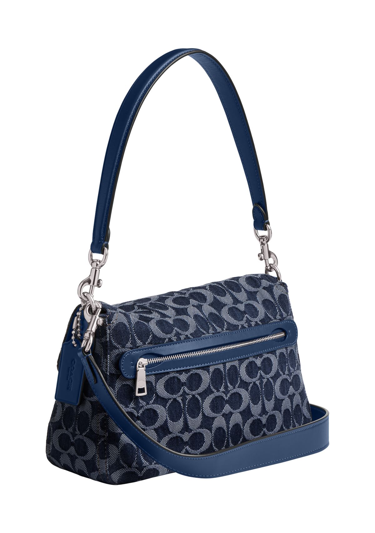 Soft Tabby Shoulder Bag in Signature Denim