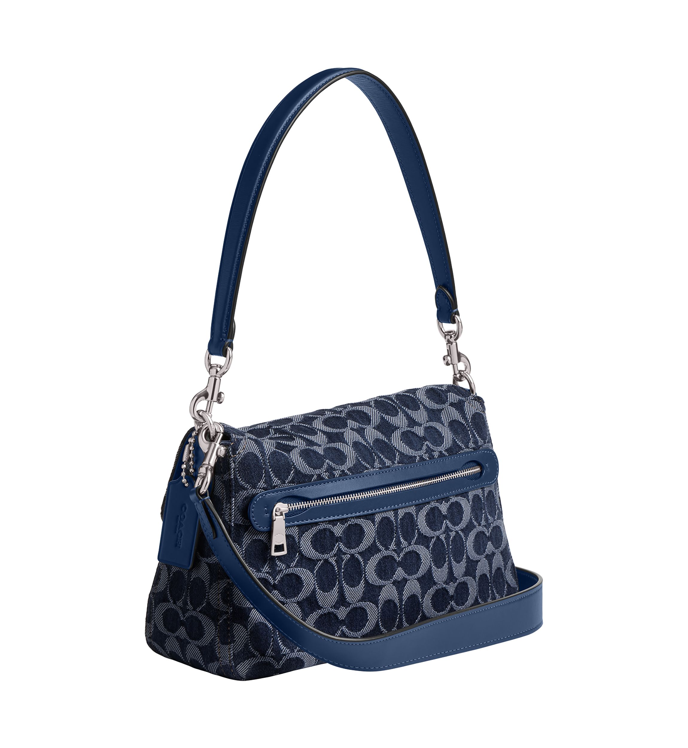 Soft Tabby Shoulder Bag in Signature Denim