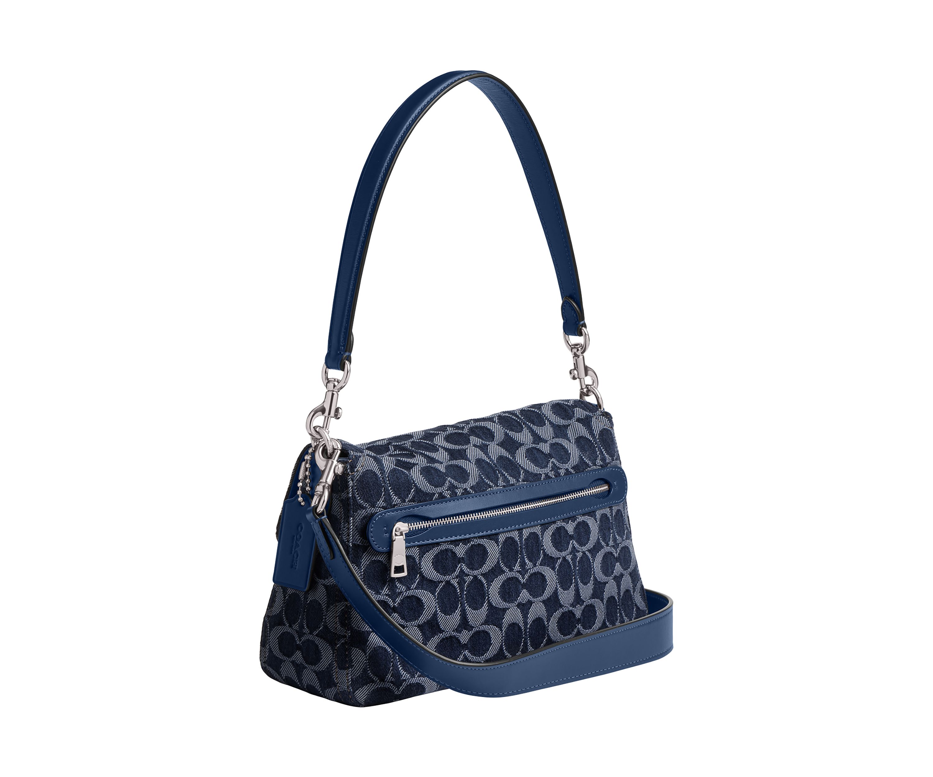 Soft Tabby Shoulder Bag in Signature Denim