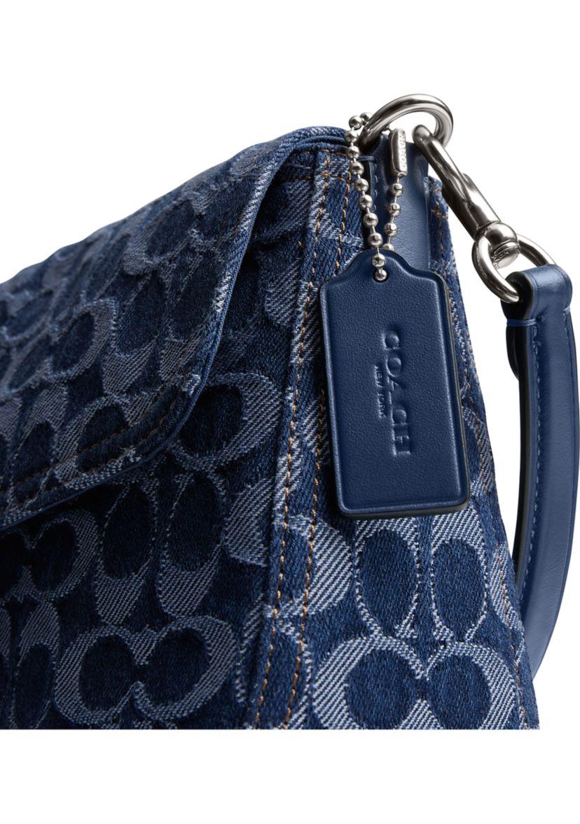 Soft Tabby Shoulder Bag in Signature Denim
