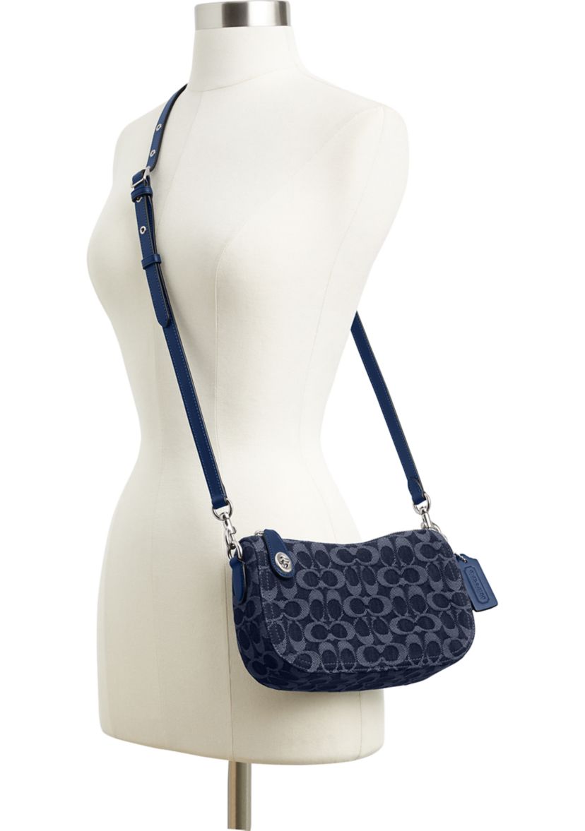 Swinger Bag in Signature Denim 
