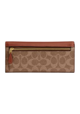 ★Coach★ Mila Long Flap Wallet COACH Mila Leather Long Flap Wallet - Macy's