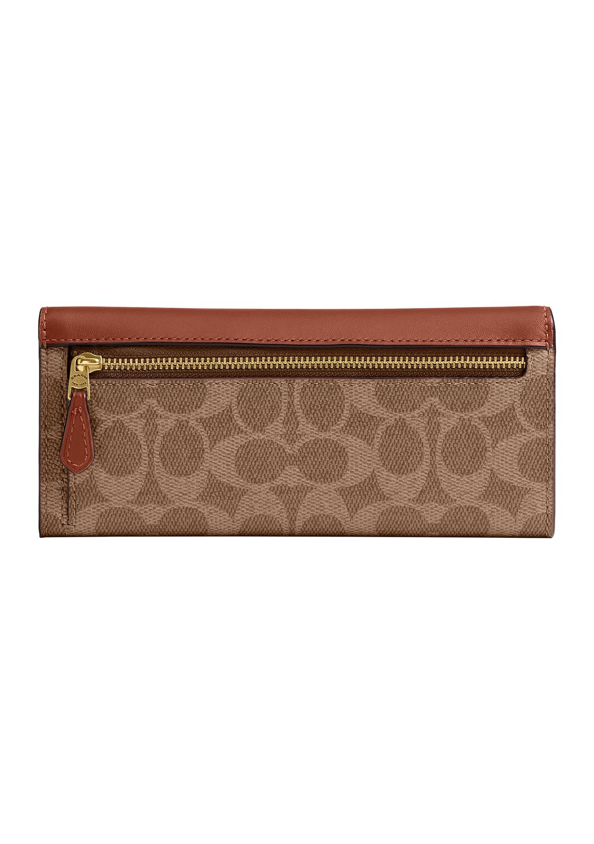 Mila Long Flap Wallet in Signature Canvas