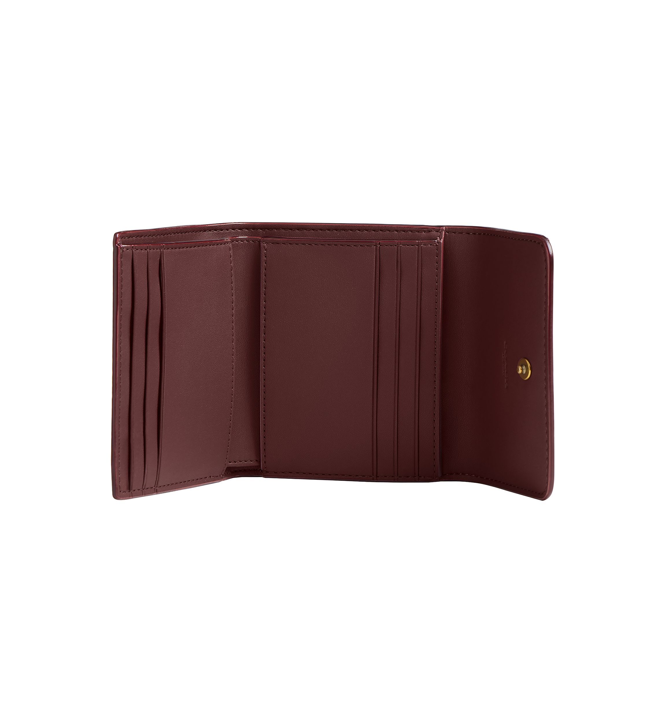 MIla Small Flap Wallet in Signature Canvas 