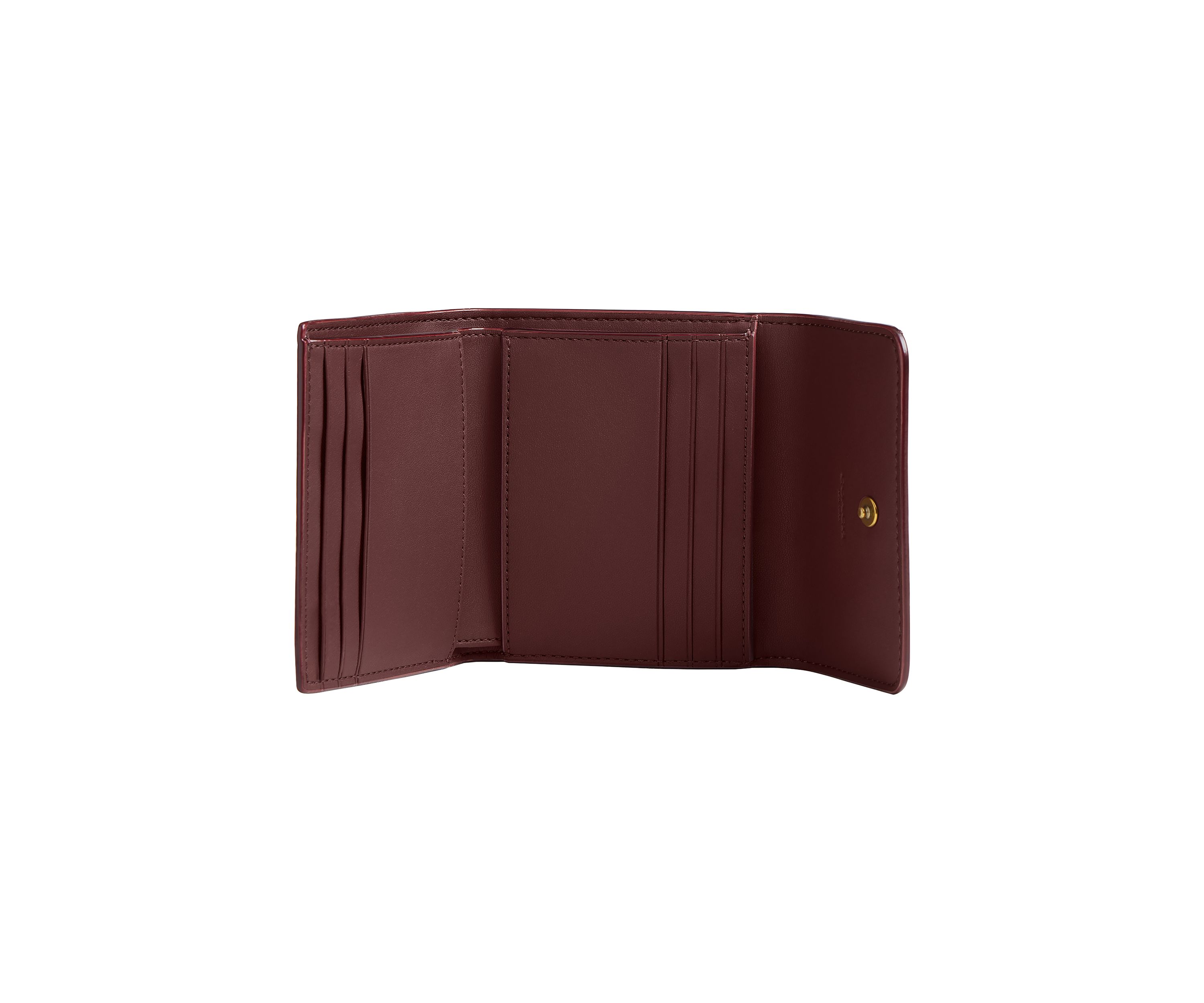 MIla Small Flap Wallet in Signature Canvas 