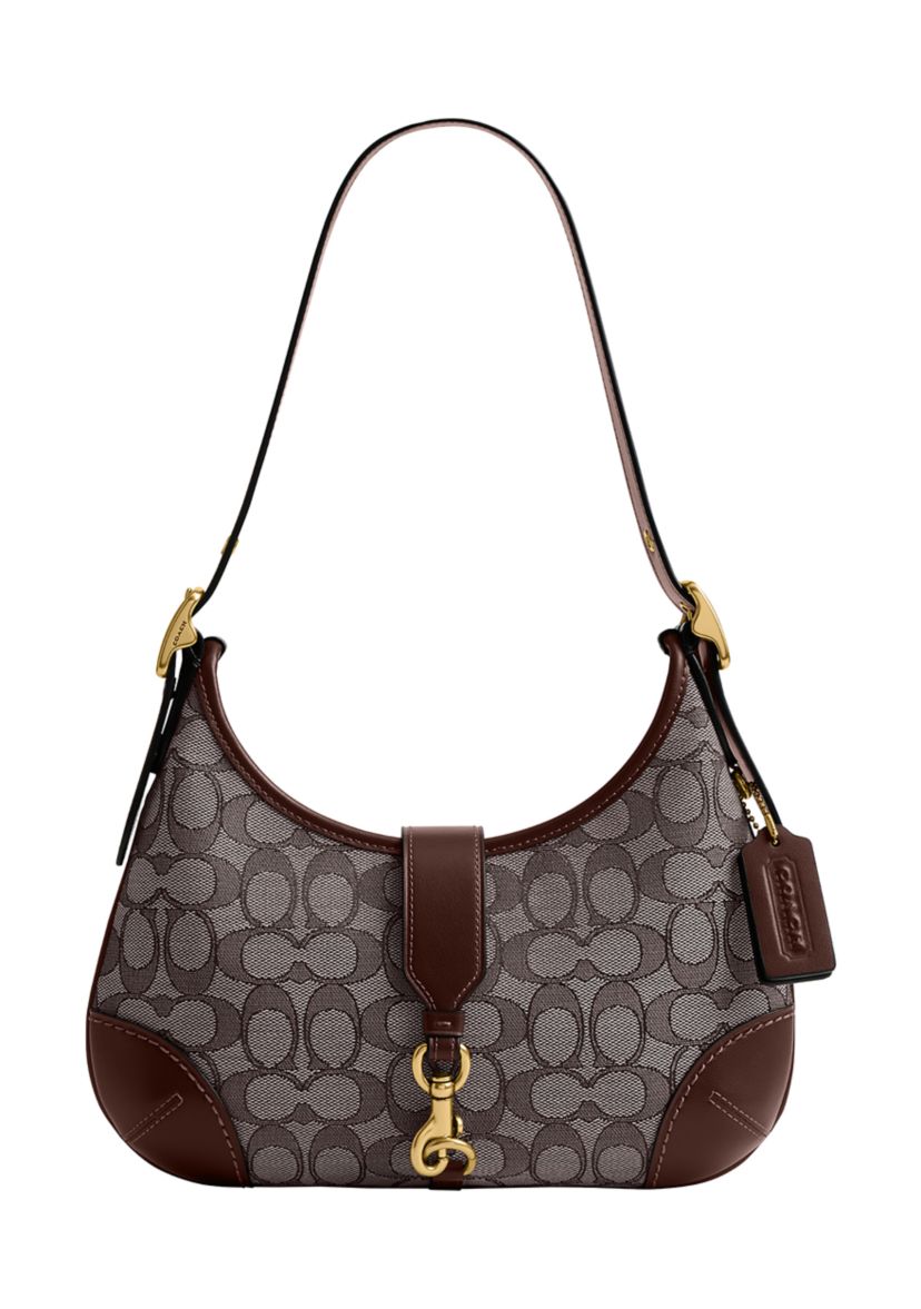 Hamptons Hobo Bag in Signature Jacquard