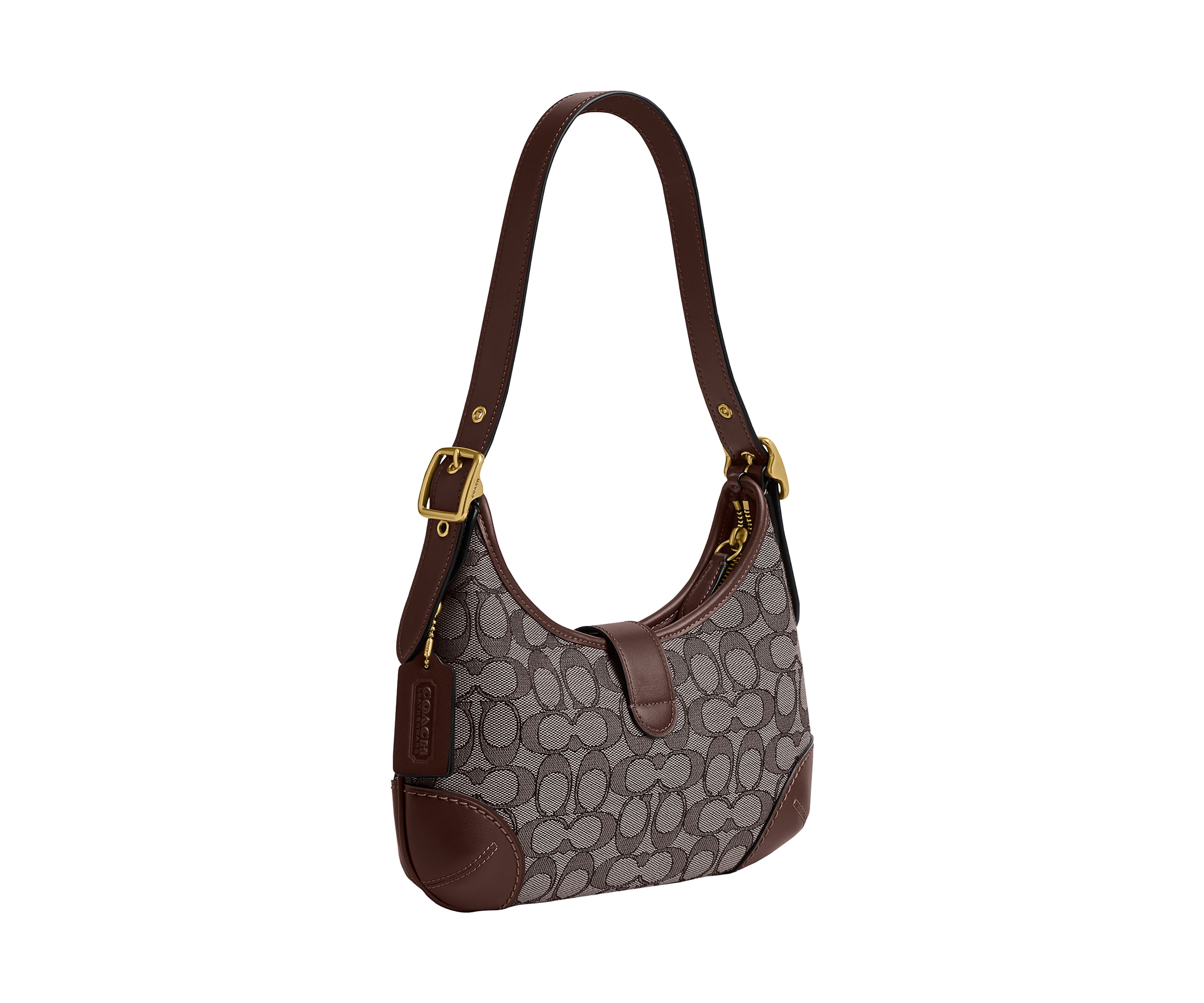 Hamptons Hobo Bag in Signature Jacquard