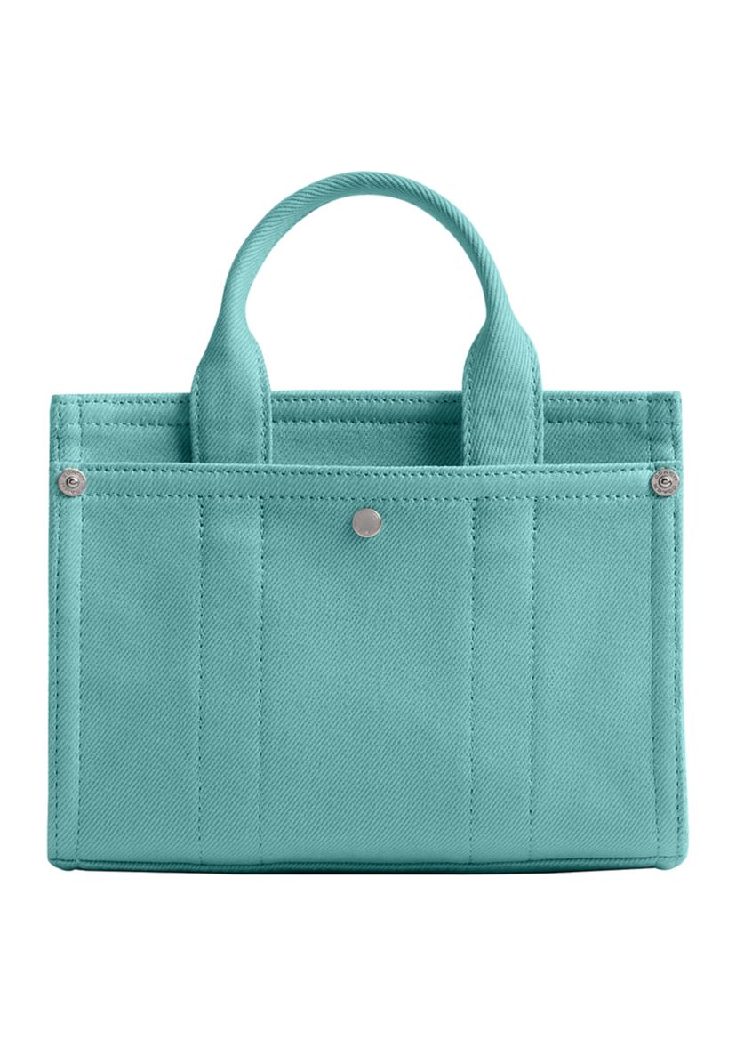 Denim Cargo Tote