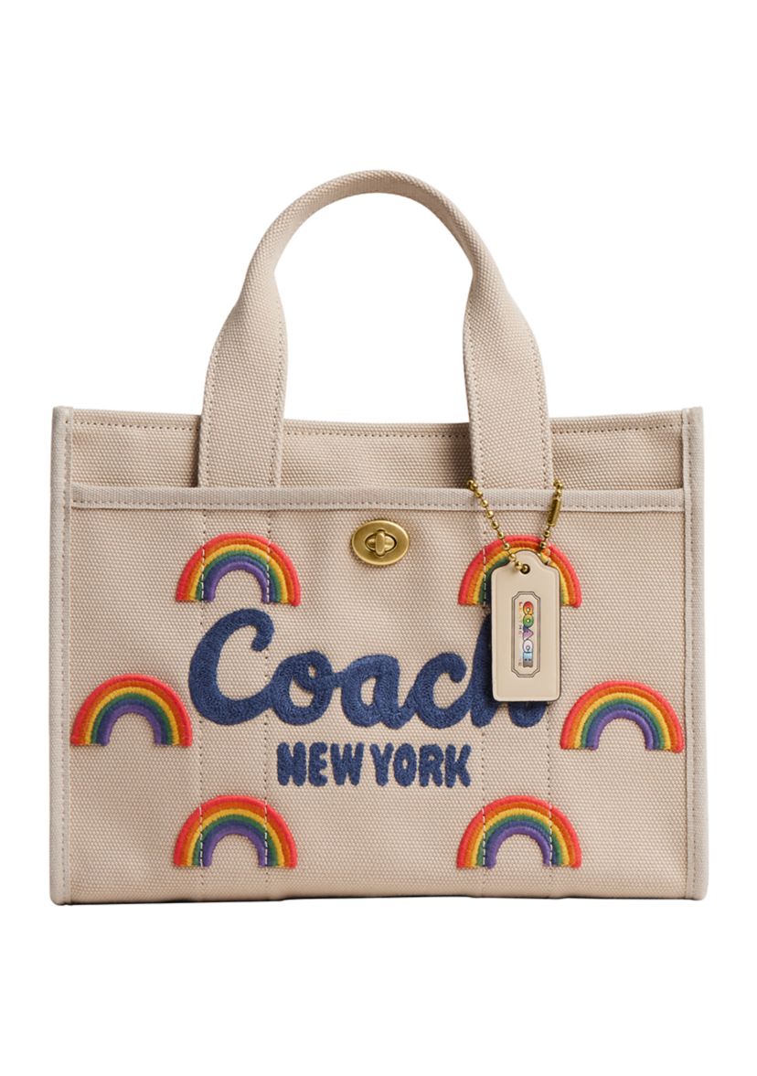 Rainbow Embroidered Cargo Tote 26