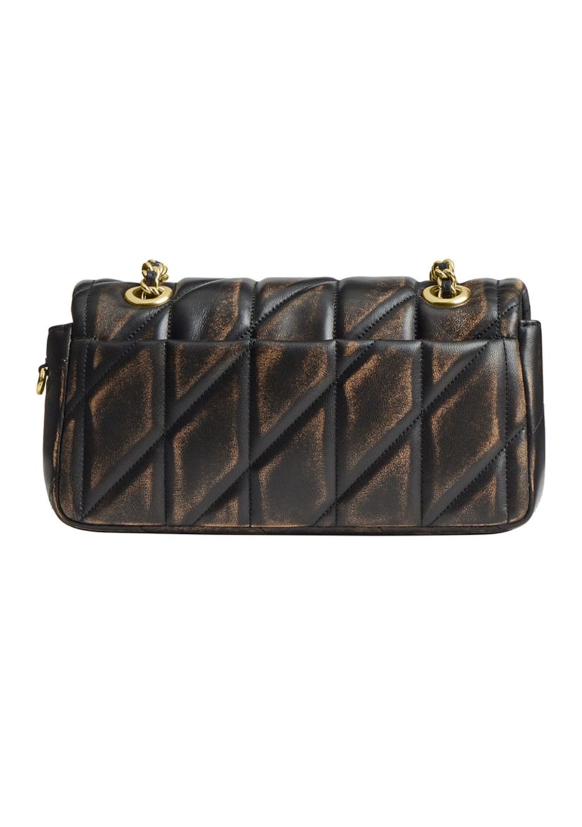 Tabby Shoulder Bag 20 in Loved Leather with Quilting