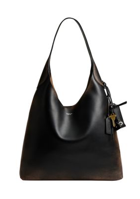 COACH Brooklyn Shoulder Bag 39 in Loved Leather, Brown