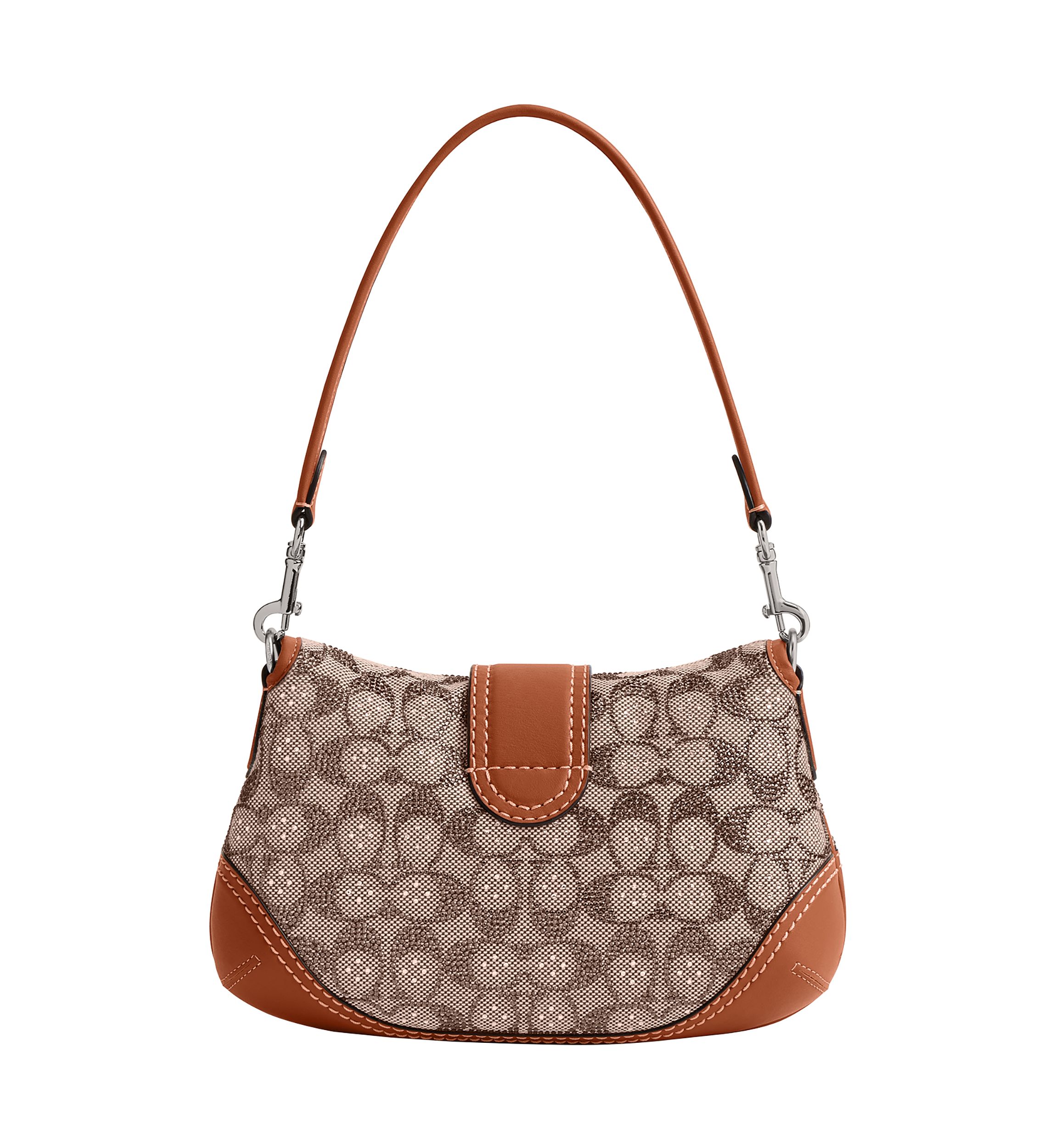 Soho Flap Bag in Crystal Signature Jacquard