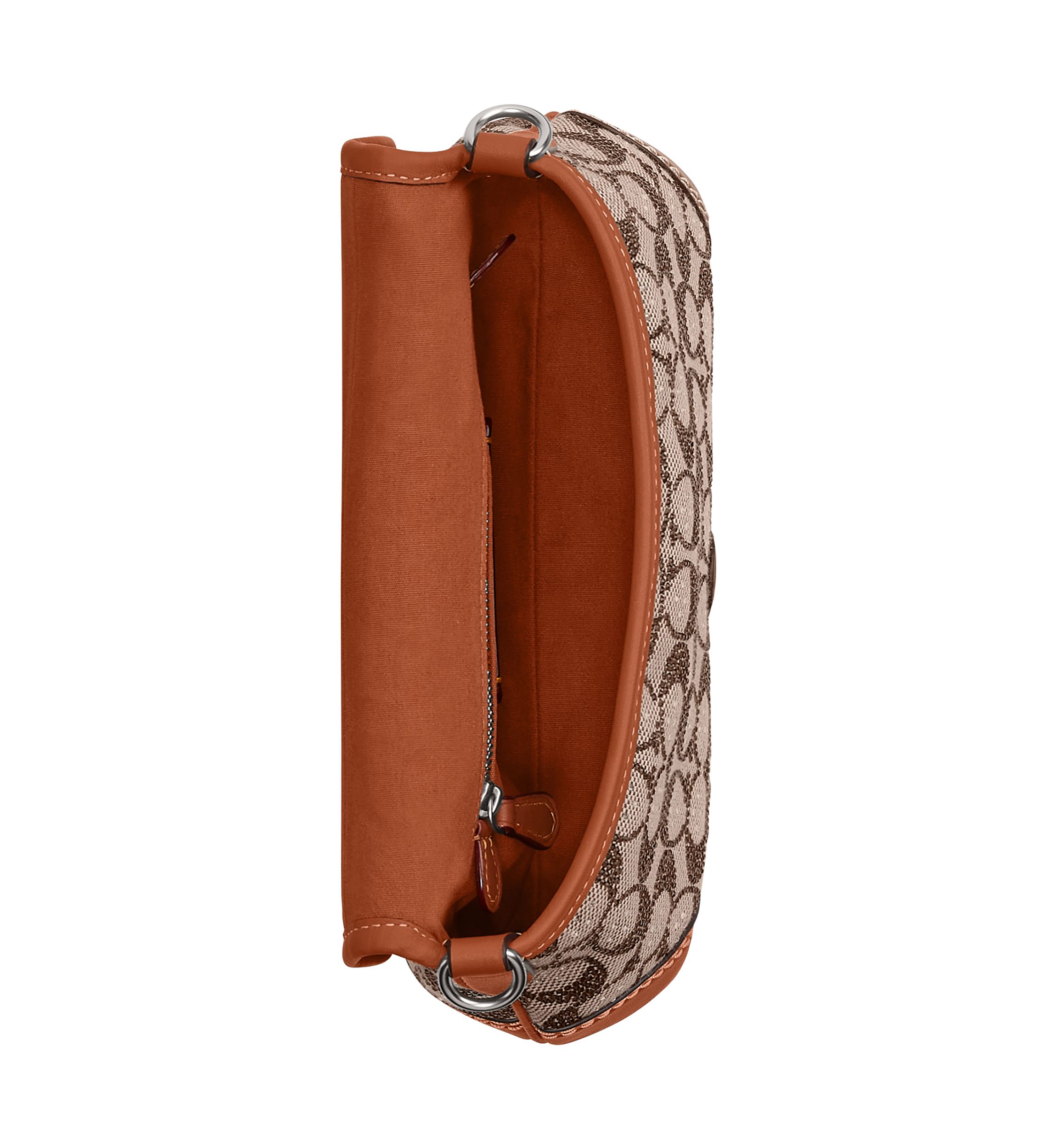 Soho Flap Bag in Crystal Signature Jacquard