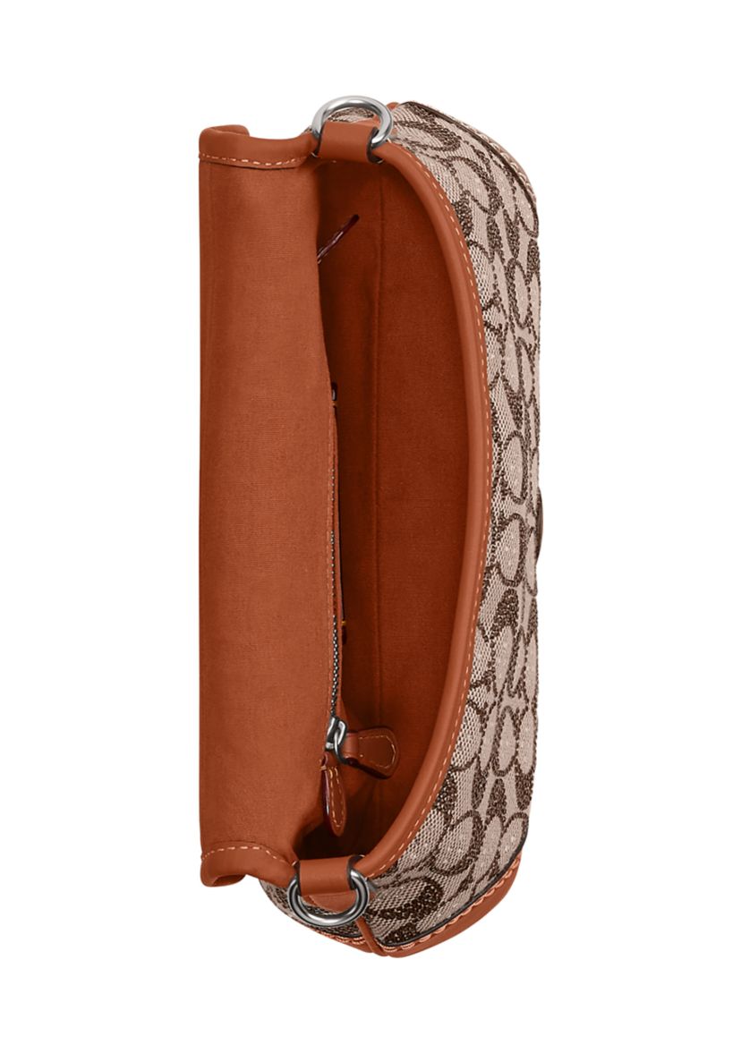 Soho Flap Bag in Crystal Signature Jacquard
