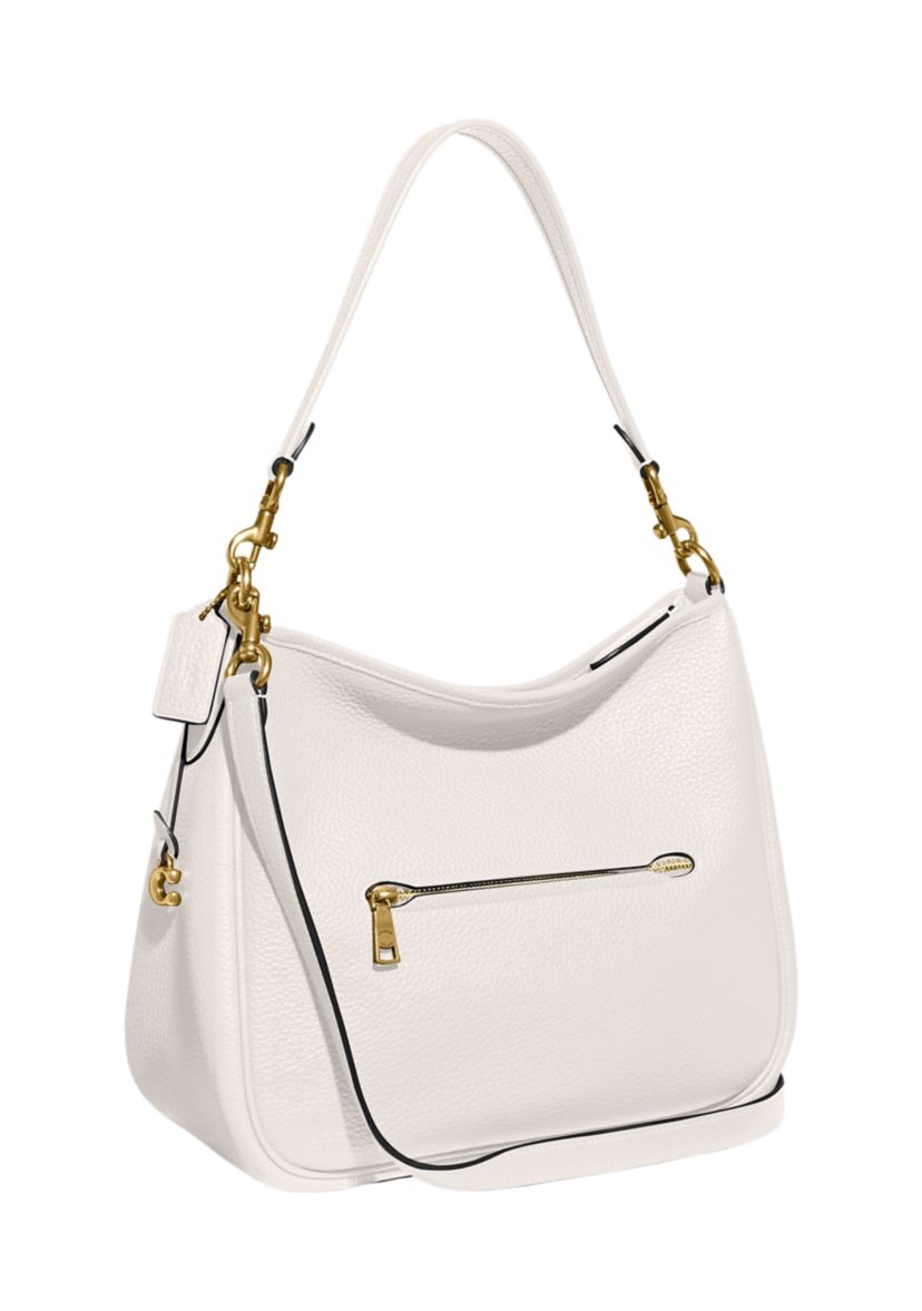 Soft Pebble Leather Cary Shoulder Bag