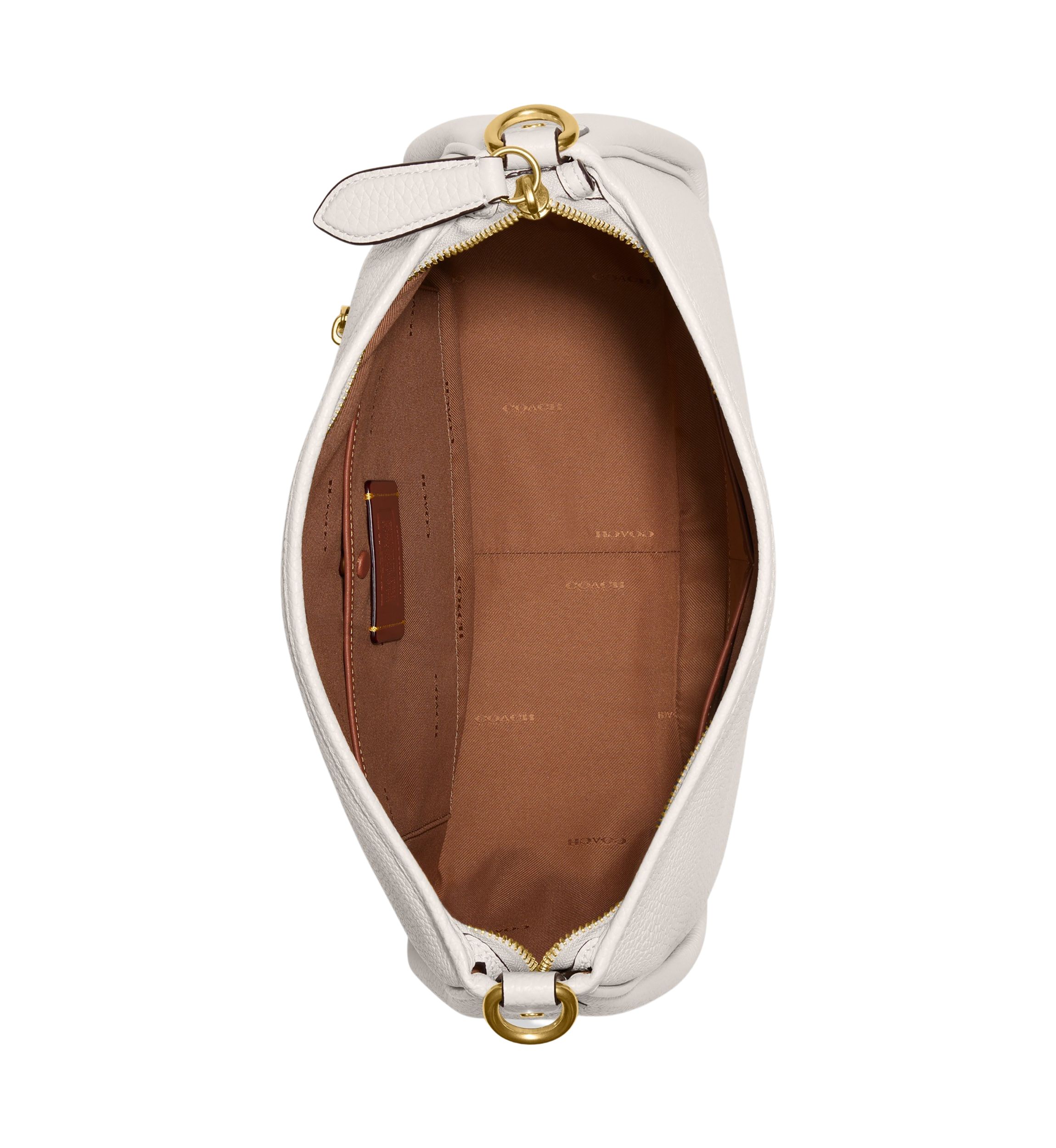 Soft Pebble Leather Cary Shoulder Bag