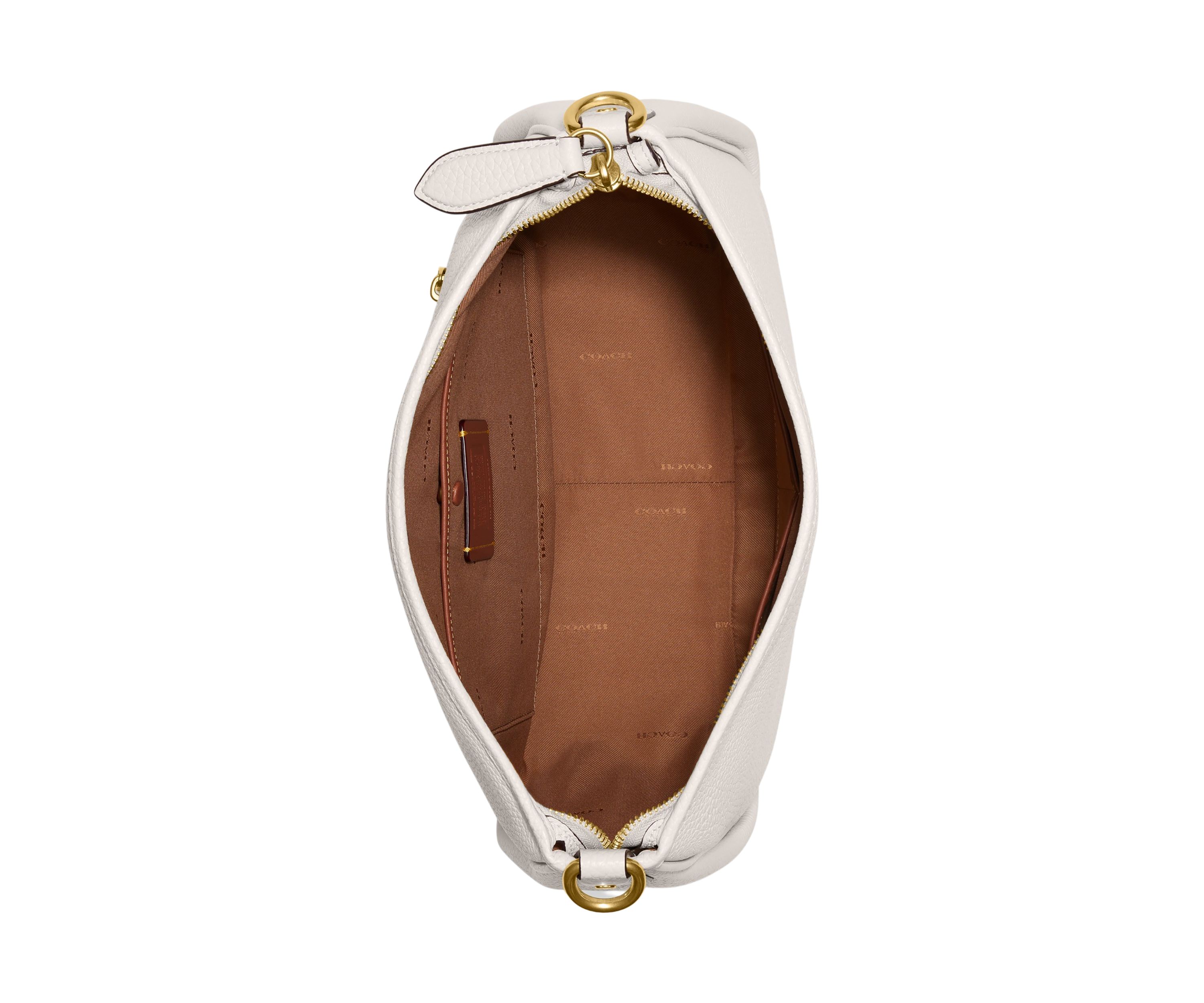 Soft Pebble Leather Cary Shoulder Bag