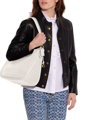 Soft Pebble Leather Cary Shoulder Bag