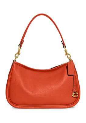 Coach Soft Pebble Leather Cary Crossbody Bag, Orange -  0195031983993