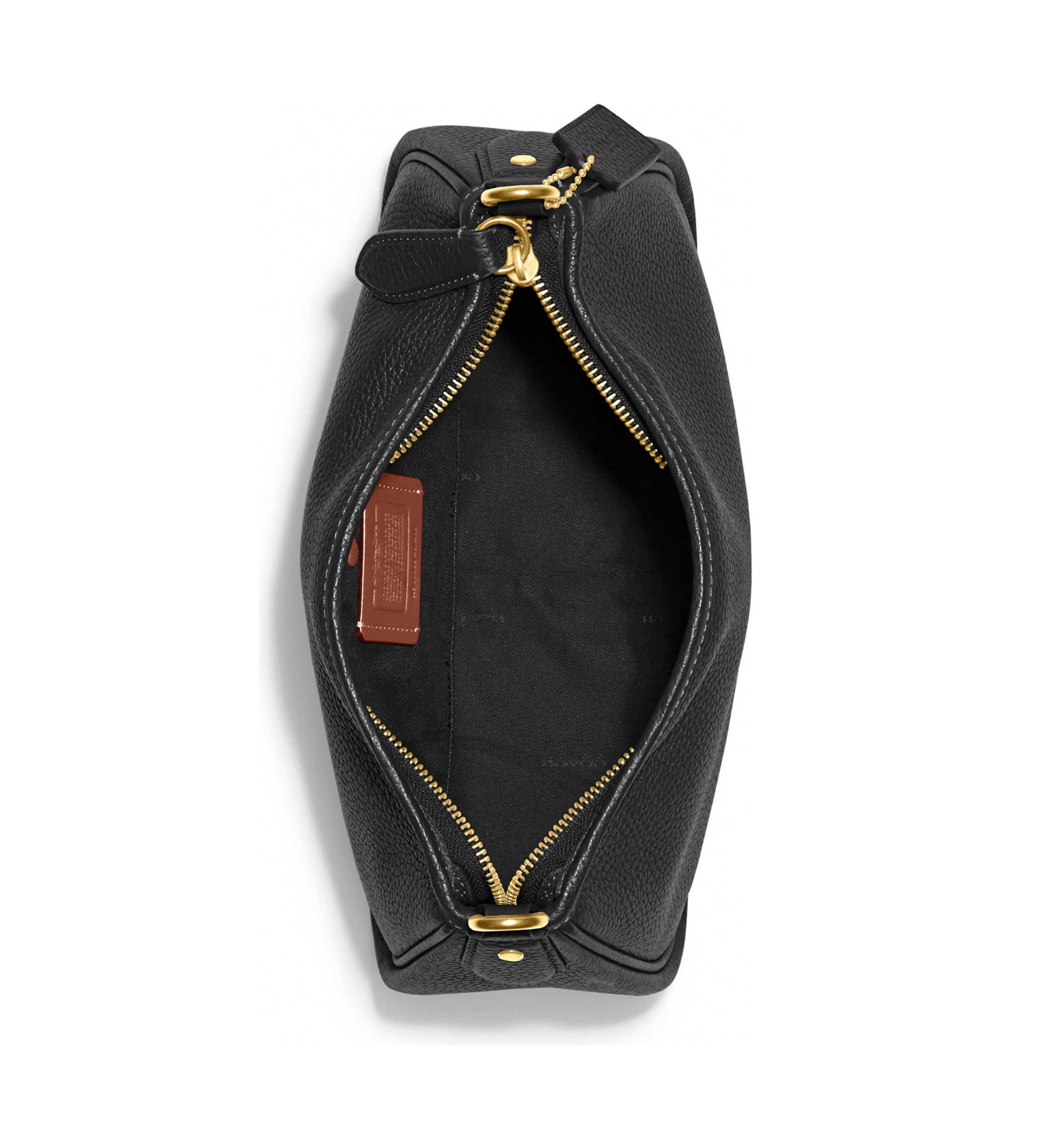 Soft Pebble Leather Cary Crossbody Bag