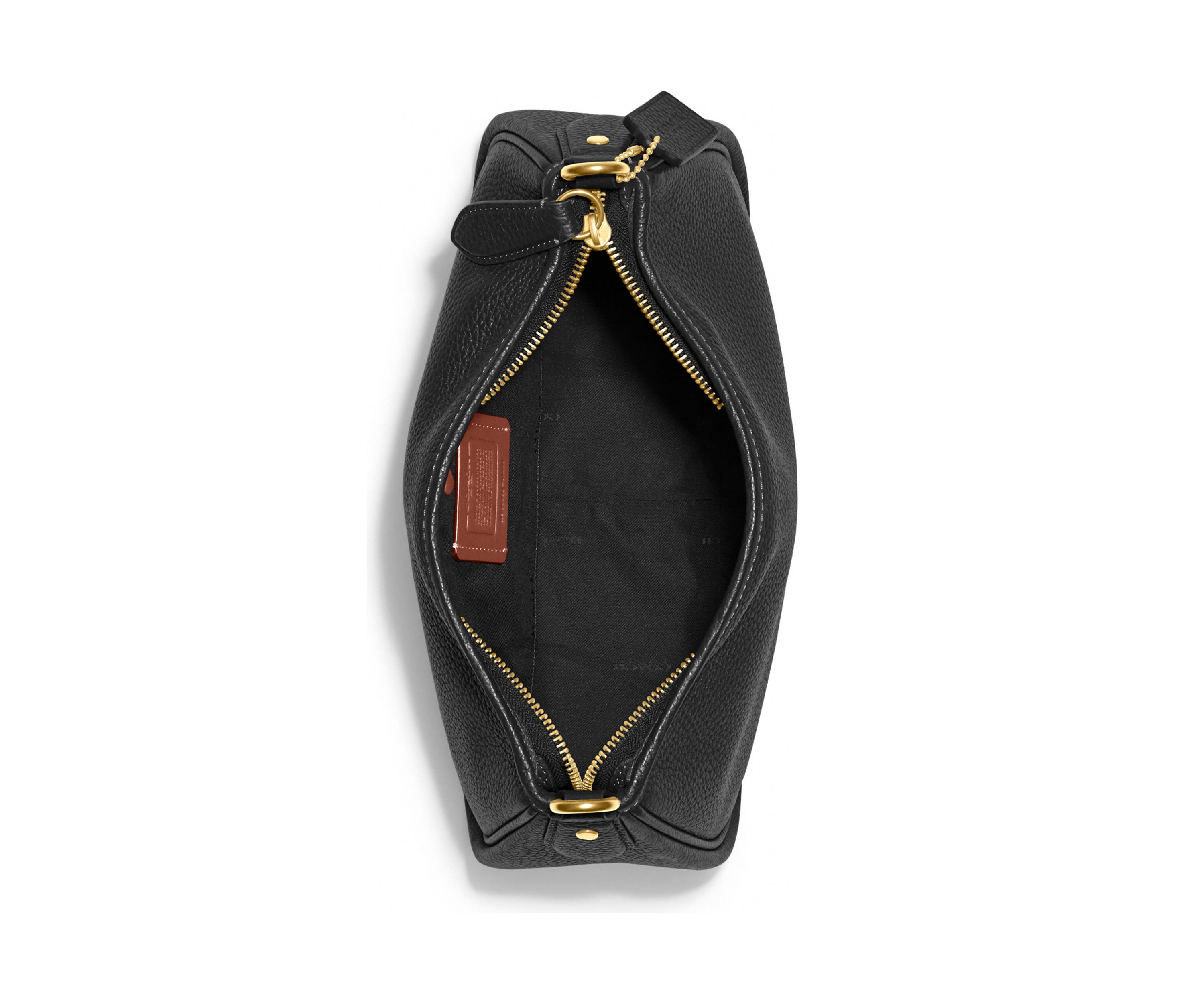 Soft Pebble Leather Cary Crossbody Bag
